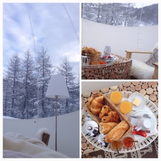 réveil-bulle-neige-nuit-insolite-petit-dejeuner-breakfast-beuil-sapins-romantique