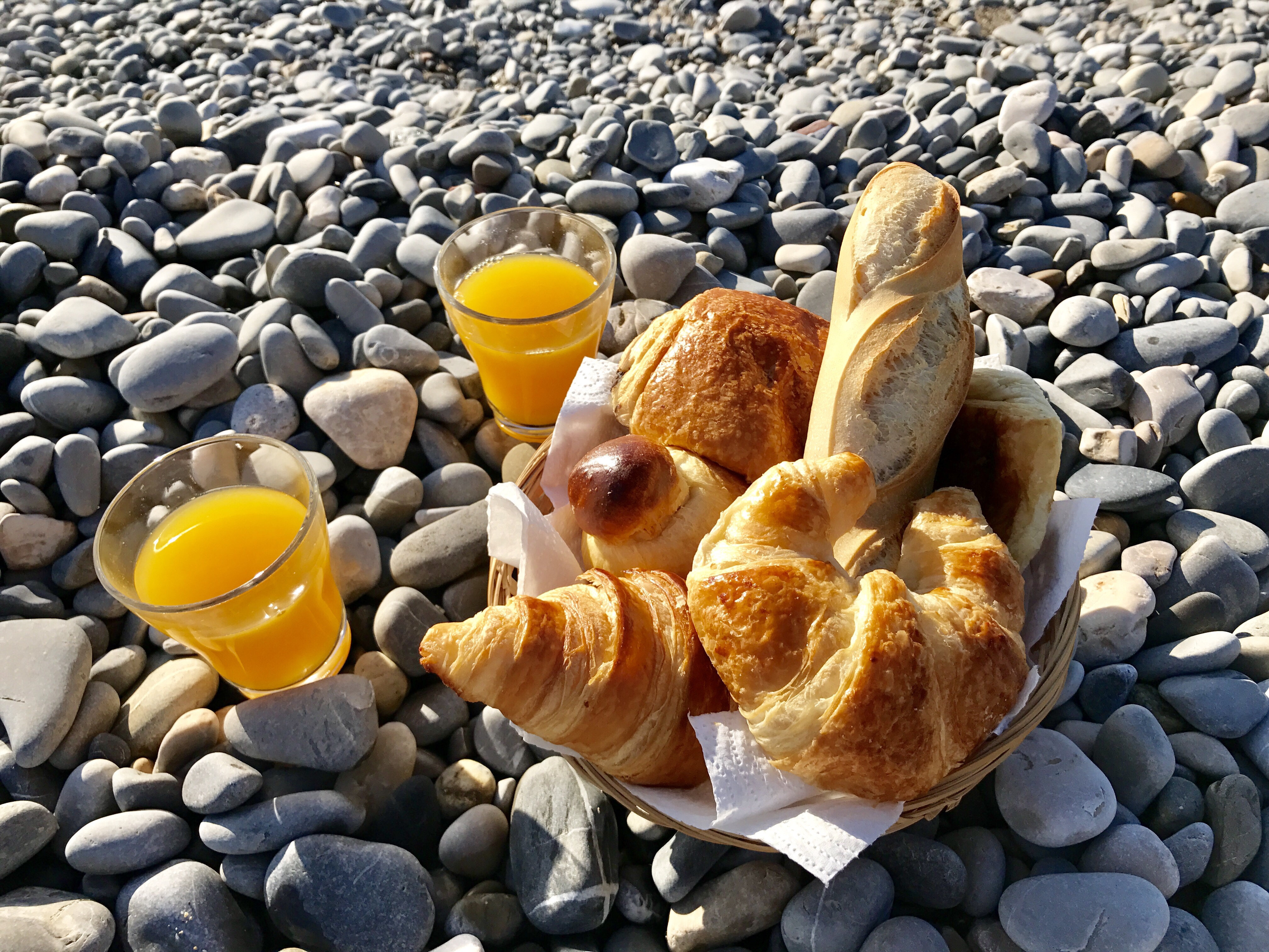 Petit déjeuner sur la plage 