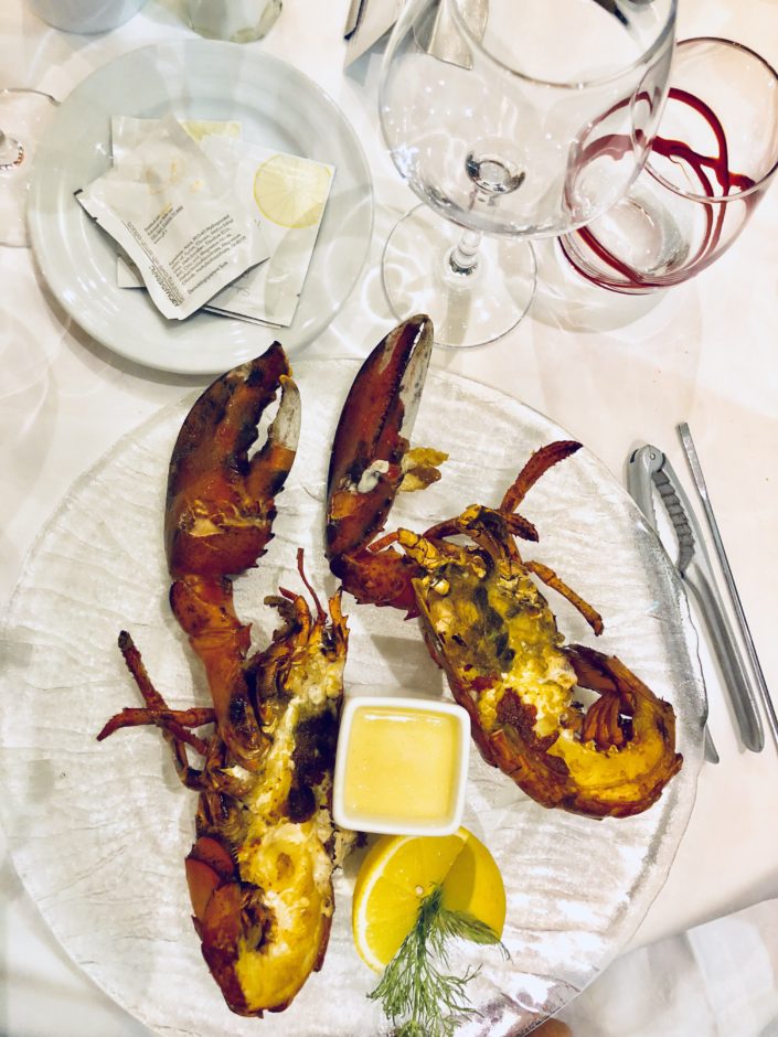 Homard flambé au whisky 